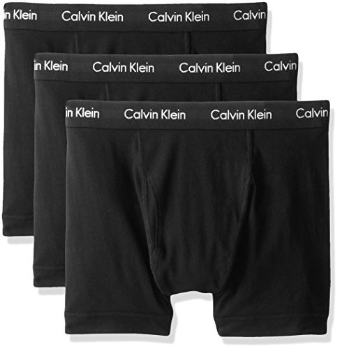 Calvin Klein 卡尔文克莱因 CK 弹力棉 男式平角内裤，4条装，原价$42.50，现仅售$24.90