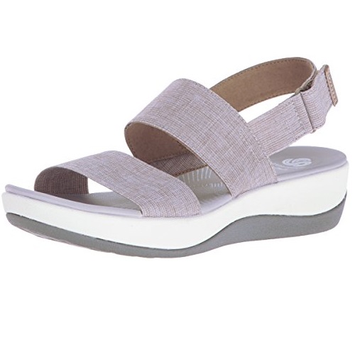 Clarks Women's Arla Jacory Wedge Sandal, Only $19.82, You Save $45.18 (70%)