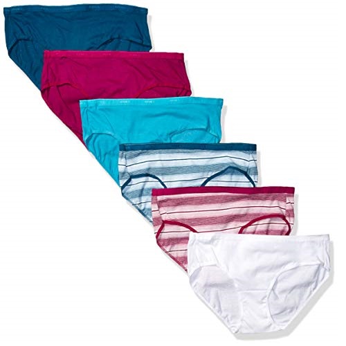 Hanes Women's Signature Breathe Cotton Hipster 6-Pack, Assorted Colors, Small (5), Only $10.49, You Save $3.50 (25%)