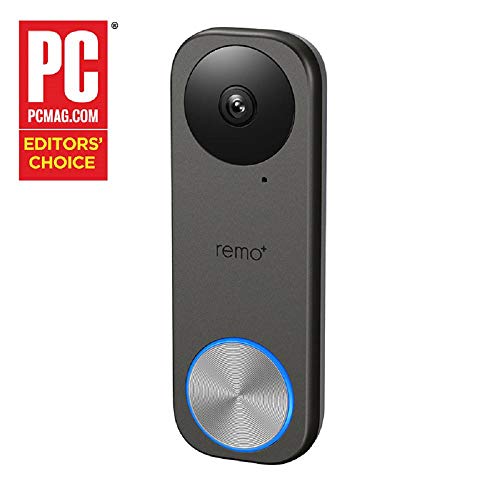 Remo+ RemoBell S WiFi Video Doorbell Camera with HD Video, Motion Sensor, 2-Way Talk, and Alexa Enabled (No Monthly Fees) (Free Cloud Storage) $84.99
