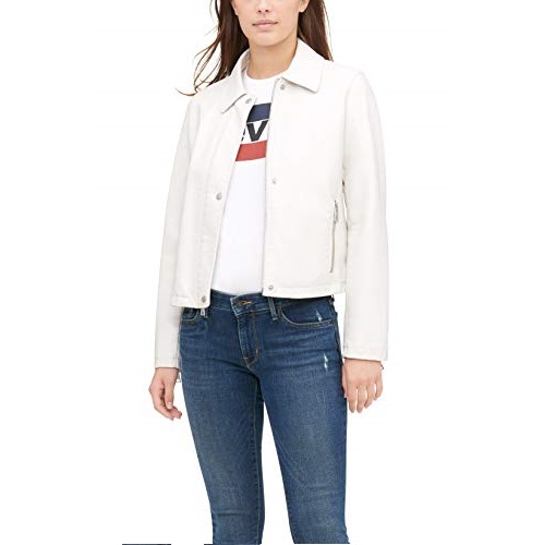 Levi's Women's Classic Faux Leather Jacket, Only $30.37