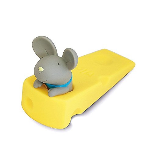 DomeStar Cute Mouse Stopper, Gray Mouse Door Stop Decorative Animal Doorstop Door Wedge, Only $7.98, You Save $17.01 (68%)