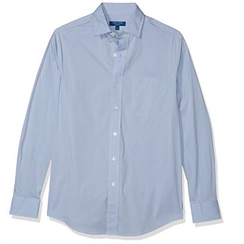 Cole Haan 可汗 弹力棉纯色 男式长袖衬衫，原价$79.00，现仅售$13.67