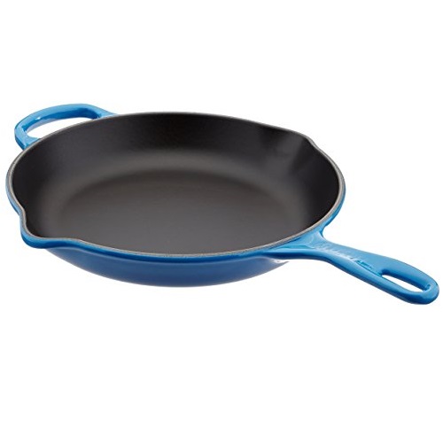 Le Creuset LS2024-2659 Signature Iron Handle Skillet, 10-1/4-Inch, Marseille, Only $99.95, You Save $80.00 (44%)