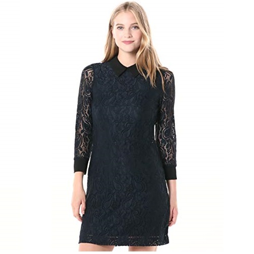Tommy Hilfiger Women's Collared Lace Dress, Only $38.40, You Save $100.60 (72%)