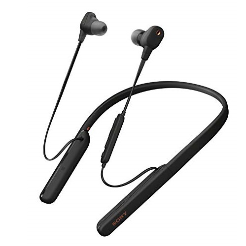 Sony WI-1000XM2 Industry Leading Noise Canceling Wireless Behind-Neck in Ear Headset/Headphones with mic for phone call  with Alexa Voice Control, Black, Only $198.00, You Save $101.99 (34%)