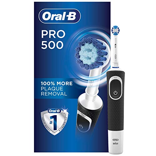 Oral-B Pro 500 Electric Power Rechargeable Toothbrush with Automatic Timer and Precision Clean Brush Head, Powered by Braun original (Product Design & Packaging May Vary), Only $25.99