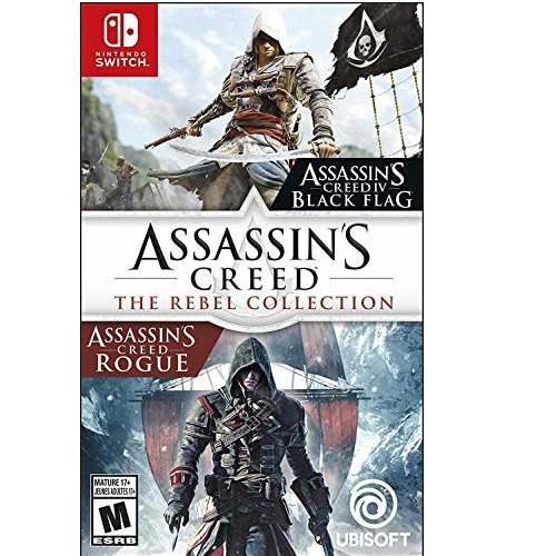 史低价！《Assassin's Creed: The Rebel Collection刺客信条 黑旗+叛变》Switch 实体版游戏，原价$39.99，现仅售$19.99