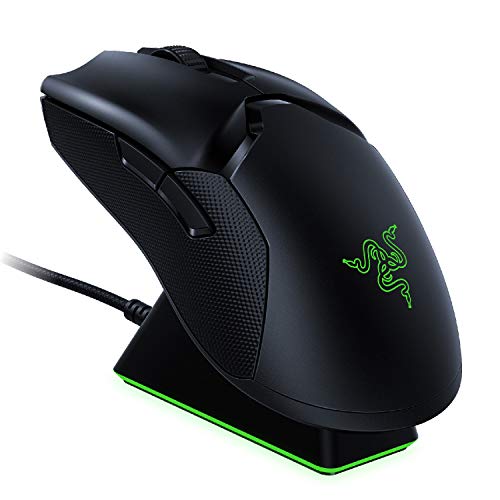 Razer Viper Ultimate Hyperspeed Lightest Wireless Gaming Mouse & RGB Charging Dock: Fastest Gaming Mouse Switch - 20K DPI Optical Sensor - Chroma Lighting - 8 Programmable Buttons Only $99.99