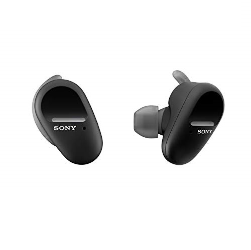 Sony WF-SP800N Truly Wireless Sports In-Ear Noise Canceling Headphones with mic for phone call, Black, Only $148.00
