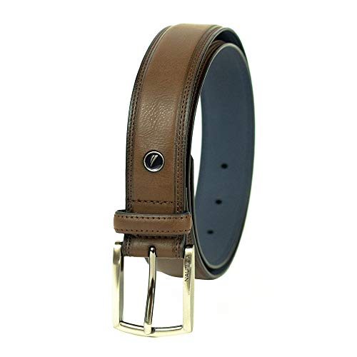 Nautica Men's Belt with Dress Buckle and Stitch Comfort, Only $19.01