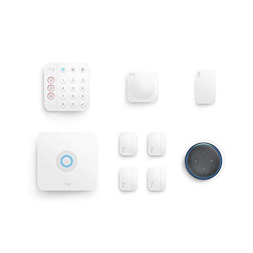 仅限Prime会员！史低价！Ring 家庭安保系统8件套 第二代 + Echo Dot第三代套装，原价$299.98，现仅售$187.49，免运费