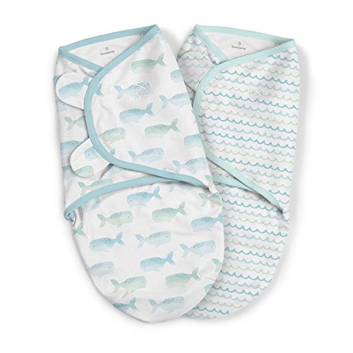 SwaddleMe Original Organic Swaddle 2-PK, Whales (SM), Only$15.30