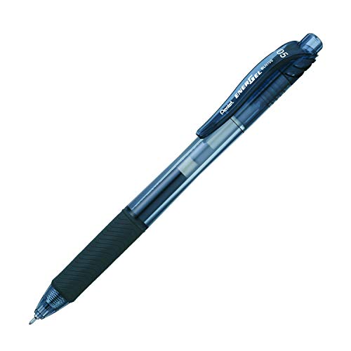 Pentel EnerGel-X Retractable Liquid Gel Pen, 0.5 mm, Black, Pack of 12, Only $9.89, You Save $13.51 (58%)