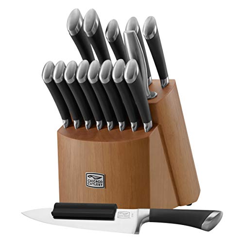 Chicago Cutlery厨房刀具18件套，原价$119.99，现仅售$112.00，免运费
