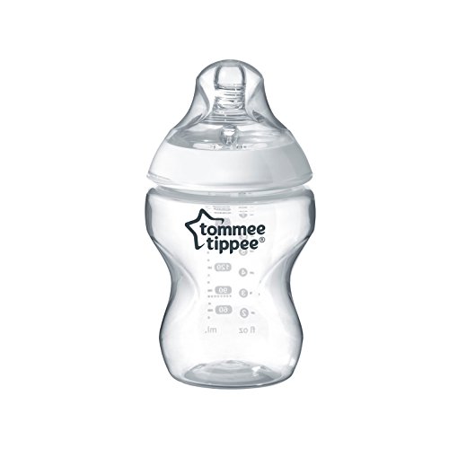 Tommee Tippee Closer to Nature Baby Bottle, Anti-Colic, Breast-like Nipple, BPA-Free - Slow Flow, 9 Ounce (1 Count), Only $2.50, You Save $6.99 (74%)