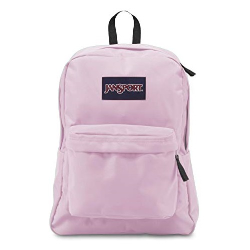 JanSport Superbreak Backpack, Pink Mist, Only$20.99)