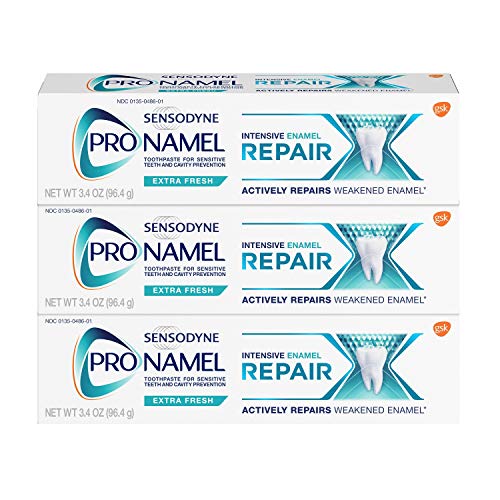 Sensodyne Pronamel Intensive Enamel Repair Toothpaste for Sensitive Teeth, Extra Fresh - 3.4 Ounces (Pack of 3), Only $9.62
