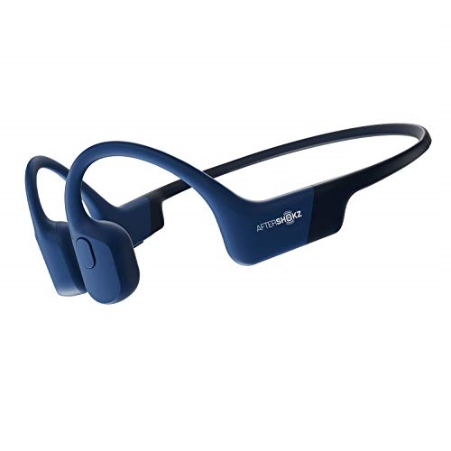 AfterShokz Aeropex Open-Ear Wireless Bone Conduction Headphones, IP67 Rated, Blue Eclipse, Only $127.96, You Save $31.99 (20%)