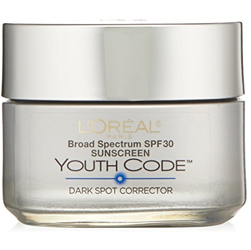 L'Oreal Paris Youth Code Dark Spot Corrector Facial Day Cream SPF 30, 1.7 Ounce, only $13.84