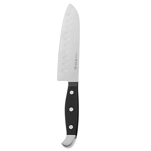 HENCKELS Statement Hollow Edge Santoku Knife, 5-inch, Black/Stainless Steel $10.49