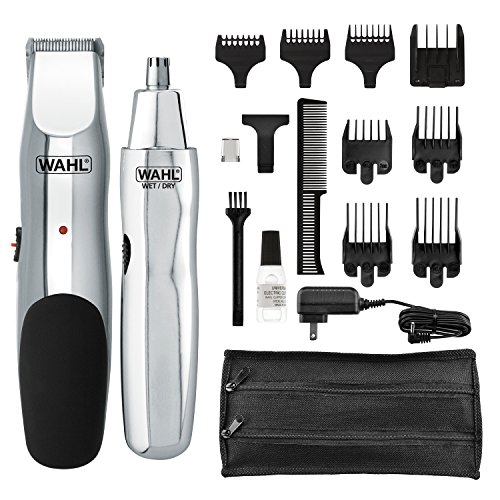 Wahl Model 5622Groomsman Rechargeable Beard, Mustache, Hair & Nose Hair Trimmer for Detailing & Grooming $22.19