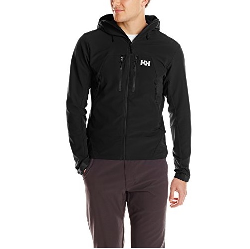 Helly-Hansen Men's Paramount Hooded Accelerator Soft Shell, Black, X-Large, Only 	$37.39