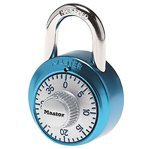 Master Lock 1561DLTBLU Locker Lock Combination Padlock, 1 Pack, Light Blue, Only $4.16