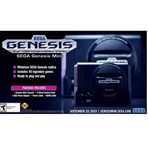 Sega Genesis Mini 世嘉MD迷你 復刻版，原價$79.99，現僅售$58.99，免運費！