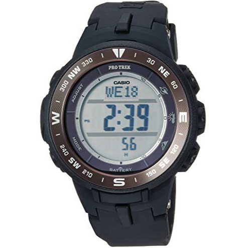 Casio Men's Pro Trek Quartz Watch with Resin Strap, Black, 23 (Model: PRG330-1) $79.99