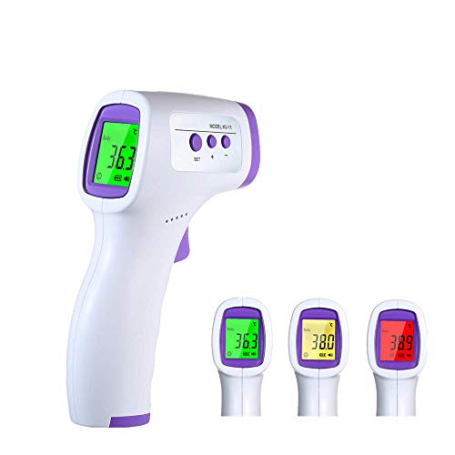 Digital Infrared Forehead Thermometer for Fever, Non Contact Medical Thermometer Gun with Alarm, LED Display Screen, only $21.99 (56% off)
