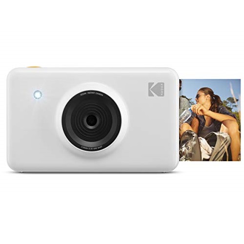 KODAK KOD-MSW Mini Shot Wireless Instant Digital Camera & Social Media Portable Photo Printer, LCD Display, Premium Quality Full Color Prints, Compatible w/iOS & Android (White), Only $39.99