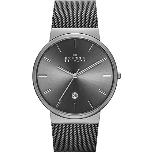 Skagen Men's Ancher Quartz Stainless Steel and Mesh Watch Color: Gray, (Model: SKW6108), Only $52.50, You Save $122.50 (70%)