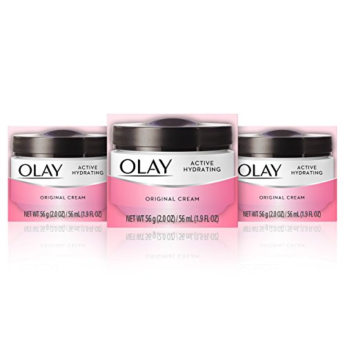 Olay Active Hydrating Cream Face Moisturizer, 2 Oz, Pack of 3, Only $17.07