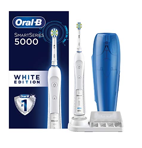 Oral-B Pro 5000 Smartseries Power Rechargeable Electric Toothbrush with Bluetooth Connectivity, White Edition, only $59.99