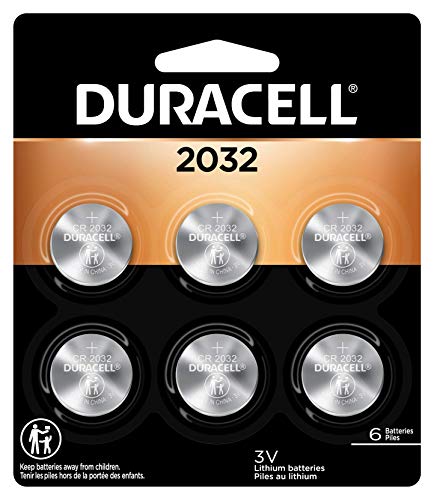 Duracell - 2032 3V Lithium Coin Battery - long lasting battery - 6 count, Only $3.80