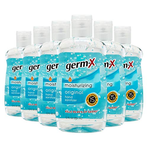 Germ-X Original Hand Sanitizer, 12 Fluid Ounce Bottles (Pack of 6) $17.89