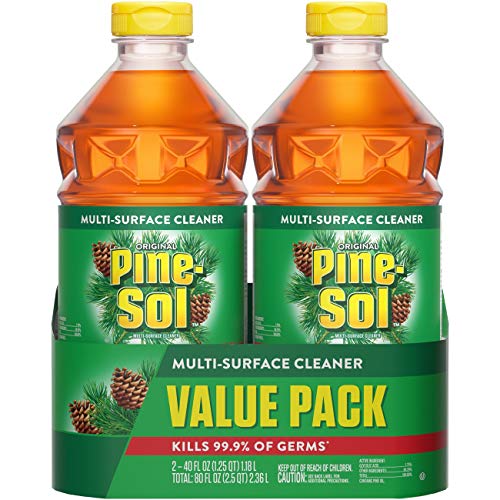 史低价！Pine-Sol 多功能表面消毒清洁剂，40 oz/瓶，共2瓶，现仅售$13.12，免运费！