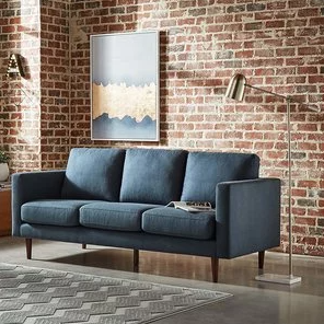 Amazon Brand – Rivet Revolve Modern Upholstered Sofa Couch, 80
