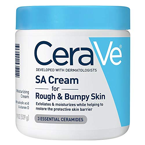 Cerave SA Cream | 19 oz | Renewing Salicylic Acid Body Cream for Rough & Bumpy Skin | Fragrance Free, Only $15.65