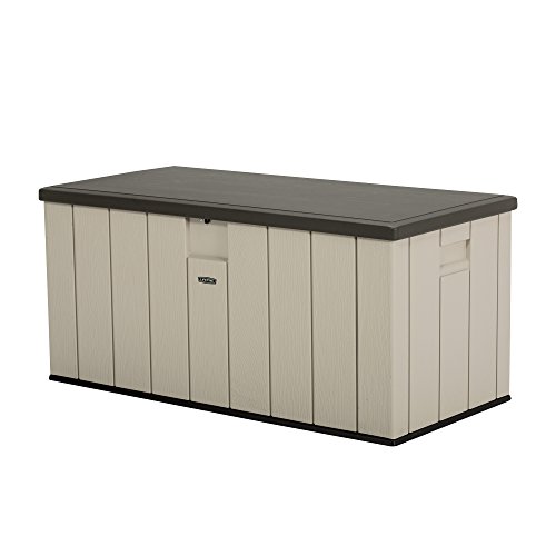 LIFETIME 60254 Heavy-Duty Outdoor Storage Deck Box, 150 Gallon, Desert Sand/Brown $169.92