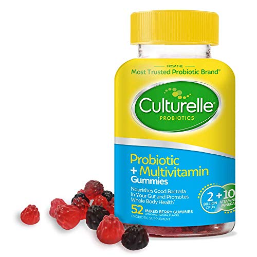 Culturelle Probiotic + Multivitamin Gummies for Adults - Supports Immune Health + Promotes Digestive Health - with Vitamin C, Vitamin D & Zinc - 52 CT, Only $6.82