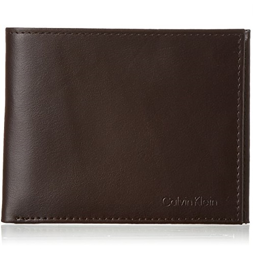 Calvin Klein Men's RFID Blocking Leather Bifold Wallet, Only $19.99