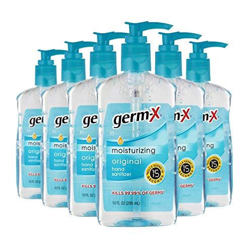 Germ-X Original Hand Sanitizer, 10 Fluid Ounce Bottles (Pack of 6), Packaging may vary, Only $10.48