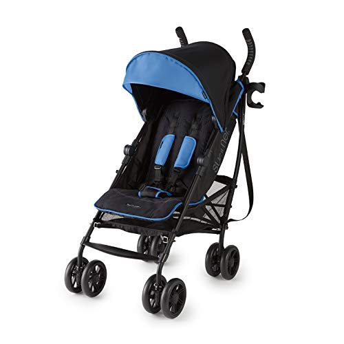 Summer 3Dlite+ Convenience Stroller, Blue/Matte Black – Lightweight Umbrella Stroller with Oversized Canopy, Extra-Large Storage and Compact Fold, Only $70.98