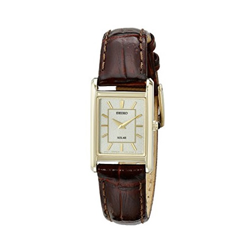 Seiko Women's SUP252 Analog Display Japanese Quartz Brown Watch, Only $88.98, You Save $106.02 (54%)