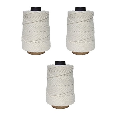 超赞！史低价！Regency Wraps 厨用 全棉 捆绑绳，500英尺/卷，共3卷，原价$13.49，现仅售$11.97