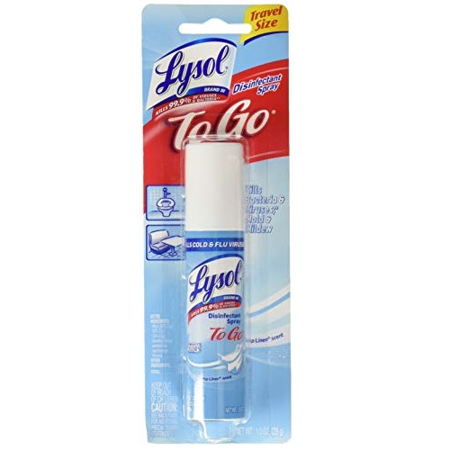 Lysol Disinfectant Spray To Go, Crisp Linen, 1 Ounce, Only $4.76, You Save $4.19 (47%)