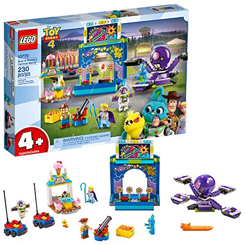 LEGO Disney Pixar’s Toy Story 4 Buzz Lightyear & Woody’s Carnival Mania 10770 Building Kit, Carnival Playset with Shooting Game & Toy Story Characters (230 Pieces), Only $29.68, You Save $20.31 (41%