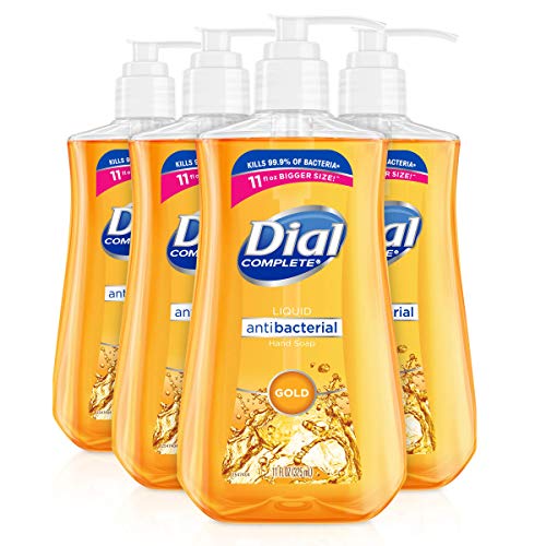 Dial Complete Antibacterial Liquid Hand Soap, Gold, 11 fl oz (Pack of 4), only $8.54